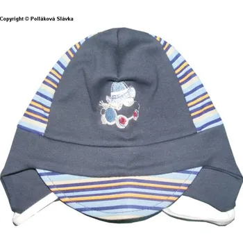Čepice Dětská čepice Highlander Auto tm. šedá, vel. 42-44 cm