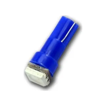 Autožárovka T5, 1x 5050 SMD LED - Modrá