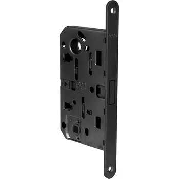 Nábytkové kování AGB - Magnetický zámek POLARIS WAVE WC 96 WC klíč, 96 mm BS - Černá matná