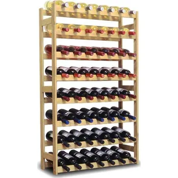 Stojan na víno Regál na víno RW-1-56 borovice Bez povrch. úpravy