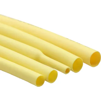 elektrický kabel Smršťovací bužírka 2:1, žlutá 1m 1,0 mm