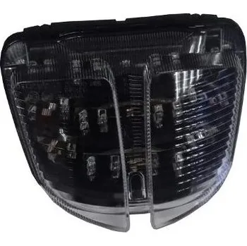 Osvětlení pro motocykl Taillight with LED turn signals PUIG 5137W průhledný