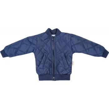 Kojenecká bunda Baby Nellys Kojenecká prošívaná přechodová bunda, granátová, Velikost koj. oblečení 56 (1-2m)