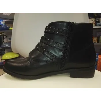 Oblečení a móda Firetrap - Pop 3 Strap Boots – Black/Pewter - 8