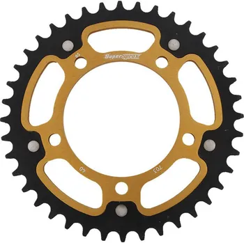 Řetězová sada pro motocykl Řetězová rozeta SUPERSPROX STEALTH RST-703:40-GLD zlatá 40 zubů, 520