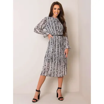 Dámské šaty Dámské šaty DHJ-SK-11202-5.17X Černá s bílou - FPrice černo - bílá one size