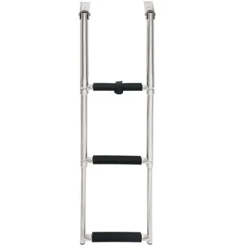 Železářství vidaXL 92374 skládací nástupní žebřík 3 příčky