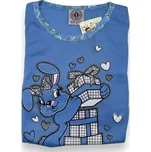 Vn.Lot Dívčí pyžama s dlouhým rukávem BARA Barva: Modrá, Velikost: 98/104