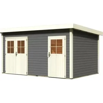 Zahrada dřevěný domek KARIBU MATTRUP (83141) terragrau