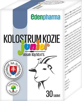 Přírodní produkt EDENPharma Kolostrum kozí Junior 30 tbl.