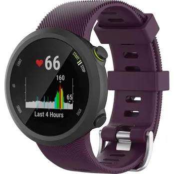 Příslušenství k chytrým hodinkám eses Silikonový řemínek pro Garmin Forerunner 45, Forerunner 45S a SWIM 2 - Fialový