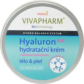 Pleťový krém Vivaco Vivapharm Hyaluron hydratační krém s kyselinou hyaluronovou 200 ml