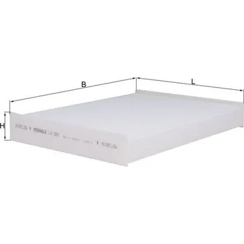 Ventilátor topení a klimatizace Filtr, vzduch v interiéru KNECHT LA 891