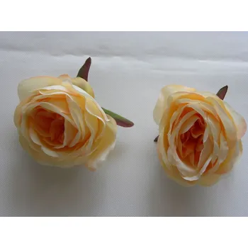 umělá květina anglická růže šampaň