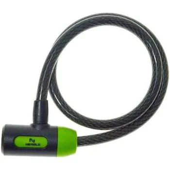 Zámek na kolo Nexelo zámek s klíčem, lanko 12x800 mm