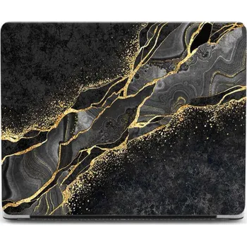 Pouzdro na mobilní telefon Plastový ochranný obal pro Apple MacBook Air 15,3" (2023, M2) - Black Marble