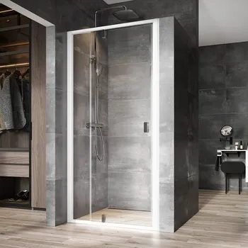 RAVAK Ravak Sprchové dveře dvoudílné NEXTY NDOP2-100,110,120, 03OA0100Z1 Bílý TRANSPARENT-sklo 1000