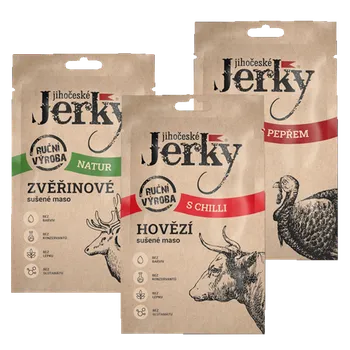 Protein Jihočeské Jerky 20g - zvěřinové s pepřem