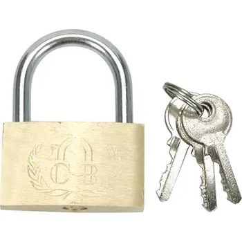 Visací zámek Zámek visací 35mm mosaz VOREL