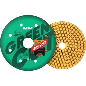 Řezný kotouč DiStar Green Cut - řezný kotouč na dlažbu + brusný pad Průměr: 115mm