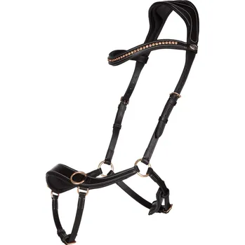 Věšák na sedlo a uzdečku QHP Uzdečka bezudidlová Anatomical QHP, černá SHETTY