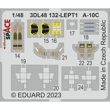 Plastikový model Eduard 1/48 A-10C SPACE (ACADEMY)