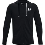 Pánská rozepínací mikina Under Armour RIVAL TERRY LC FZ černá 1370409-001 - XL | UK 8 | US 10,5