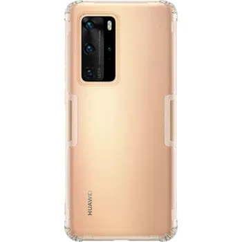 Pouzdro na mobilní telefon Nillkin Nature gelové pouzdro ultra tenký kryt pro Huawei P40 Pro průhledný