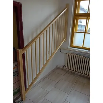 Zábradlí PROSCHODY Šikmé zábradlí ke schodům Hradec Bez ošetření