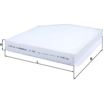 Ventilátor topení a klimatizace Filtr, vzduch v interiéru KNECHT LA 386