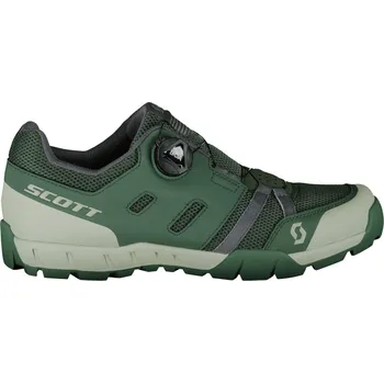 Pánské cyklistické tretry Cyklistická obuv SCOTT Sport Crus-r BOA® Dark Green/Light Green - vel. 46 r.23