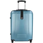 Plastový cestovní kufr Peek, metalická modrá M