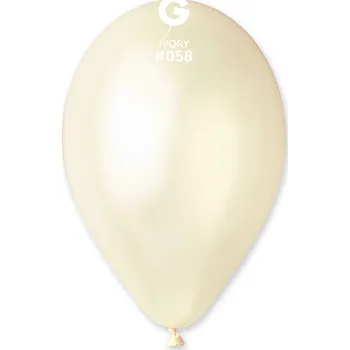 Balónek Svet balonku Balón metalický - slonová kost 28 cm