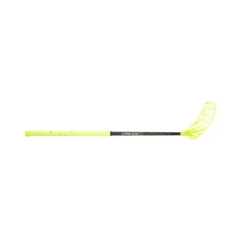 Florbal Unihoc UNILITE SUPERSKIN MID 29 neon yellow Florbalová hůl neonově žlutá, Pravá (pravá ruka dole), 87cm (=97cm)