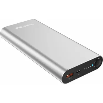 Powerbanka Powerbanka Realpower PB-20000PD Pro 20000mAh stříbrná