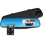 Autokamera v zrcátku 2v1 FHD DVR 4,3"