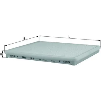 Ventilátor topení a klimatizace Filtr, vzduch v interiéru KNECHT LA 95