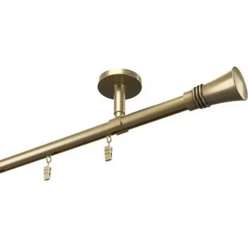 Garnýž Profilová hliníková garnýž stropní jednoduchá Elegant Antik Capri