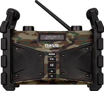 Stavební rádio Narex CBT-02 Camouflage