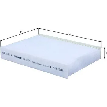 Ventilátor topení a klimatizace Filtr, vzduch v interiéru KNECHT LA 1174