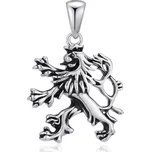 NUBIS® Stříbrný přívěšek Český lev - NB-4395