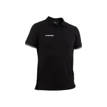 Pánské tričko Unihoc CLASSIC unisex black Tričko s límečkem S, černá