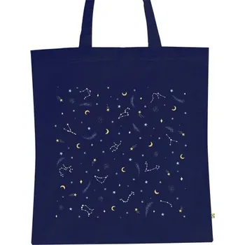 Nákupní taška BIO plátěná taška s potiskem Vesmír ve čtverci