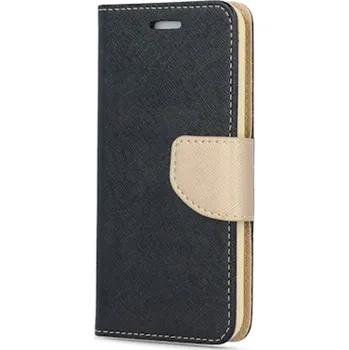 Pouzdro na mobilní telefon Beweare PU kožené pouzdro na Xiaomi Redmi Note 12 4G - černo-zlaté