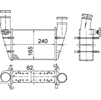 Chladič motoru Chladič turba MAHLE CI 130 000S
