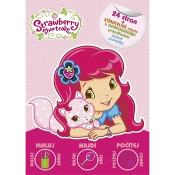 omalovánky Activity book Strawberry - Maluj, najdi, počítej