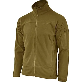 Pánský bomber Fleecová mikina - CONGER - Coyote - Texar Velikost: M