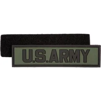 Nášivka FOSCO - USA - V.O. Nášivka U.S. ARMY, Velcro - 3D PVC - Oliv