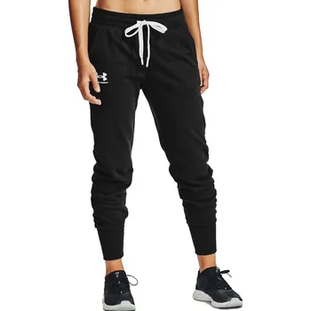 Dámské tepláky na volný čas Under Armour RIVAL FLEECE JOGGERS W černé 1356416-001 - S | UK 10,5 | US 11,5