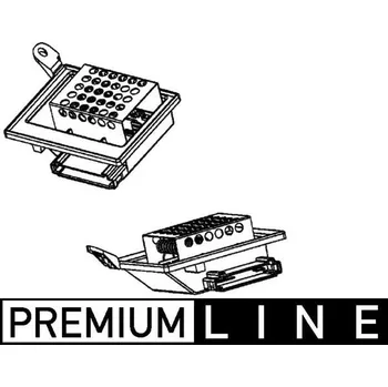 Odpor, vnitřní tlakový ventilátor MAHLE ABR 87 000P